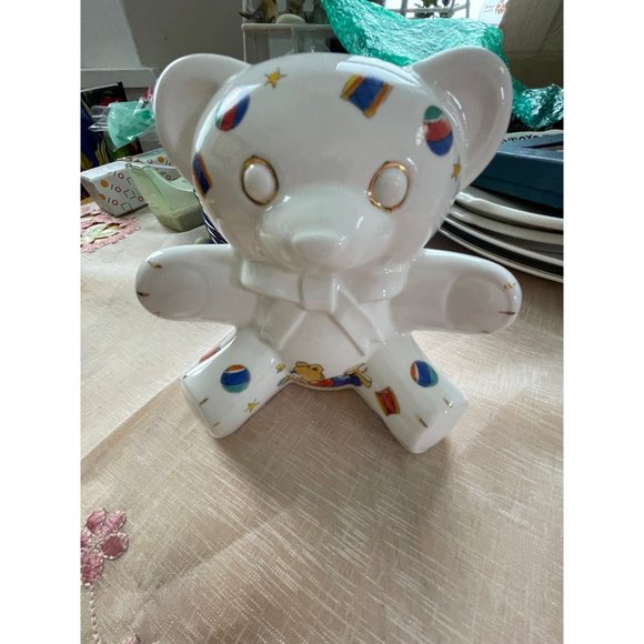 Teddy bear bank Royal Tara made in Galway Ireland. - Picture 7 of 7